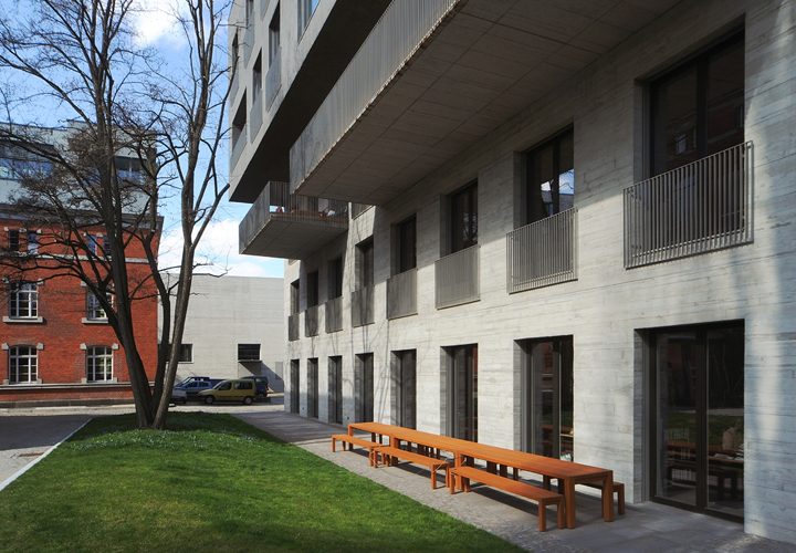 Haus 9, Ansicht über Eck